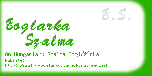 boglarka szalma business card